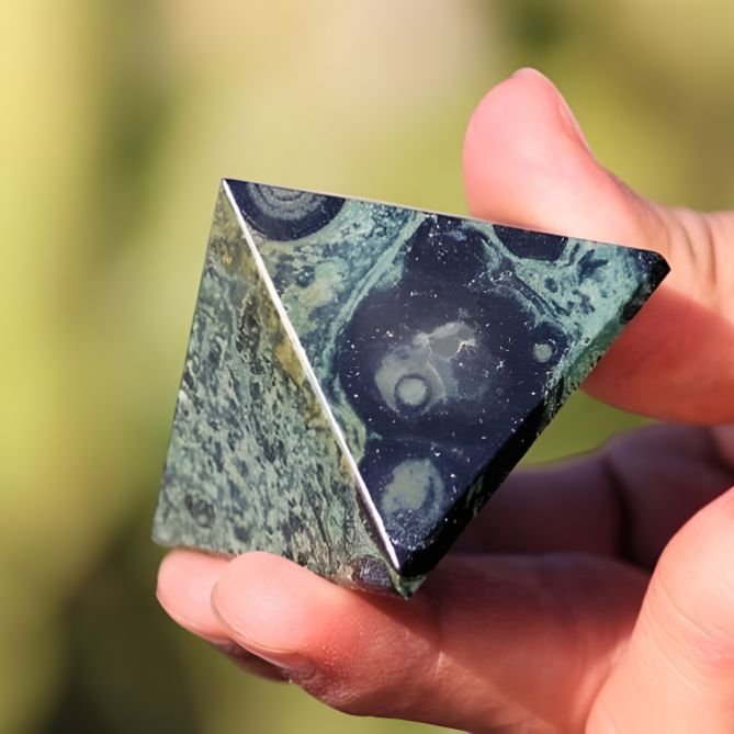 Kambaba Jasper pyramid